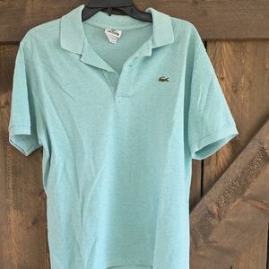 Lacoste Men's Mint Green Polo Shirt